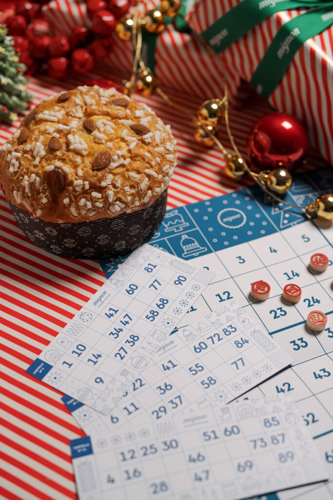 Panettone con tombola di Mignon